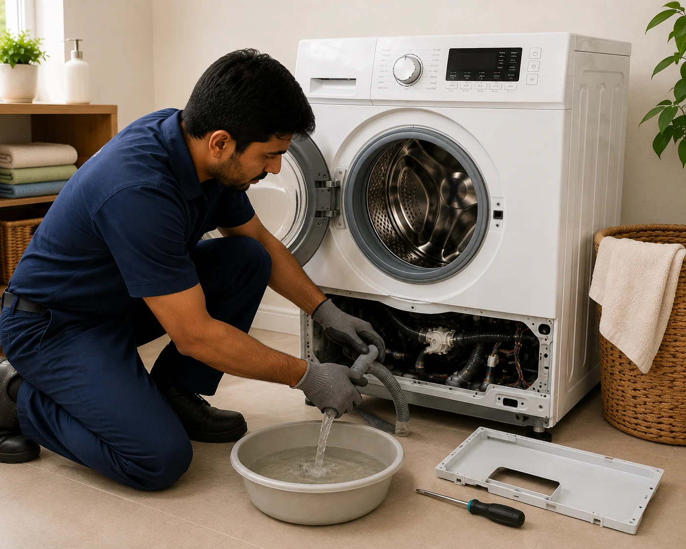 Washing Machine Water Drainage Repair